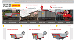 Desktop Screenshot of praxis-kluscontainer.nl
